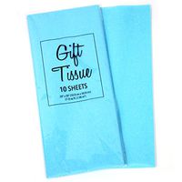 Gift Wrap Tissue Paper 20” X 20”, Premium Quality Tissue Paper, Solid Color - 100 Sheets (Light Blue)