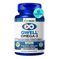Omega 3 Better Than Fish Oil Supplements - Vegan Omega 3 Fish Oil - Omega 3 Fatty Acids Vegan DHA, DPA, EPA - Plant Based Omega 3 - Heart, Brain, Joint, Prenatal, Immune System Support, No Carrageenan