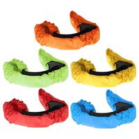 3 Legs Race Bands Elastic Tie Rope Strap with 5 Assorted Colors for Cooperation Training Outdoor Family Game