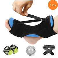 Plantar Fasciitis Night Splint Drop Foot Orthotic Brace,Improved Dorsal Night Splint for Effective Relief from Plantar Fasciitis,Achilles Tendonitis,Heel and Ankle Pain with Spiky Ball