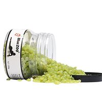 Auwer Hair Removal Hard Wax Bean Stripless Natural No Strip Depilatory Hot Film Pellet Bikini Wax For All kinds of Women and Men Skin Types 250g X 1 Bottle (F)