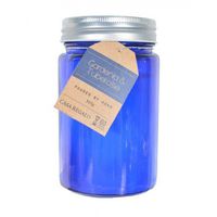 7x12cm Scented Candle in Mason Style Jar with Screw Top Lid Summer Colours - Gardina/Tuberose