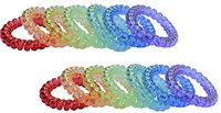 Munchables Sensory Bracelets - Coil Fidget Toys (Rainbow - Set of 14)
