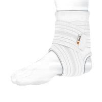 Shock Doctor Ankle Sleeve with Compression Wrap Support (White, Large)
