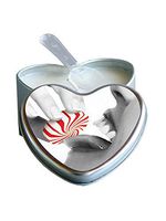 Earthly Body Edible Massage Heart 3-in-1 Candle (Aroma Candle, Moisturizer, Massage Oil) - Mint