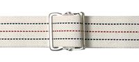 AliMed Gait Belt - Transfer Belt, Metal Buckle, 54", Pinstripe, 20/cs