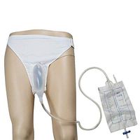 XIAOB Portable Reusable Urinal Bag,Collection Wearable Ventilate Male Female Urinal Incontinence Pants 35 Oz/1000Ml 111 (Color : Female)