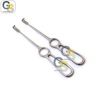 G.S VOLKMAN RETRACTOR 2 PRONG SHARP, BLUNT