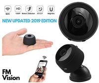 FM Vision Mini Hidden WiFi Spy Camera, Full HD 1080P, Wireless Indoor Home Security with APP, Remote Viewing, Motion Detection Alert, Night Vision, Rechargeable Battery, 150Â° Wide Angle Nanny Cam.