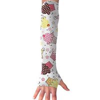 QG ZZX Cupcakes Unisex Compression Arm Sleeves UV Protection Performance Arm Sleeve - for Outdoor Sports Baseball,Basketball,Football (1 Pair)