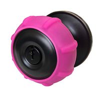 New Enjoy Cover - Silicone Door knob Grips Maximum Grip Nonslip Arthritis & Senior Living Aids Grippy Easy Open Fits All Door Knob Universal Size Decorative Lifetime Warranty! 4 Pack (Hot Pink)