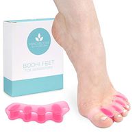 Mind Bodhi Toe Separators to Correct Bunions and Restore Toes to Their Original Shape (Bunion Corrector Toe Spacers Toe Straightener Toe Stretcher Big Toe Correctors) Universal Size (Pink)