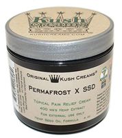 Kush Creams - Permafrost x SSD - Emu Oil & Hemp Oil Infused with 30+ Herbal Ingredients - Topical Pain Relief Cream with Aromatherapy - Award Winning - Doctor Recommended - Lab Tested - 4 oz Jar
