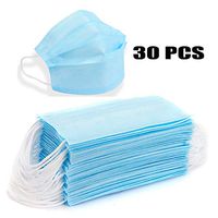 30 PCS Disposable Filter 3-ply Face Mask Personal Protection Dust-Proof Anti Spittle Eye Mask for Earloop health protection