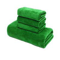 Enterest Washing Towel Nano-Super Fiber Towel for Car Wash, Car Wax, Kitchen Clean, Beauty Care 60 x 160cm (23.62 x 62.99 inches) Pack of 2 Microfiber Car Wash Drying Towels (Green)