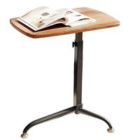 WDDMFR Sofa Side Table Adjustable Bedside Table Laptop Desk Cart Single Crank Standing Desk Cart Hospital Care Table