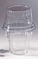 Comet Tall Pet Lid For 5-12 Dessert Cups ( Lhcdpet) 1000/Case