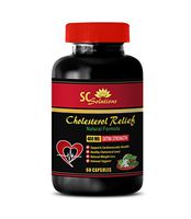 Blood Pressure Garlic - Cholesterol Relief - All Natural Formula - Cholesterol aid - 1 Bottle (60 Capsules)