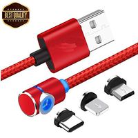 IndestructiCable 2.0 The Last Charger You'll Ever Need Original Product (Red,2Meter (with 3Plugs))