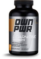 OWN PWR L-Carnitine Tartrate 500 MG, 180 Capsules, Value Size