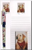 Yellow Lab in Bandana Stationery Gift Set