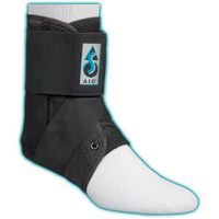 ASO Ankle Stabilizing Orthosis w/inserts (Large - Black) by Medspec/ASO Braces