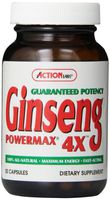 Action Labs Ginseng Power Max 4 X, 50-Count