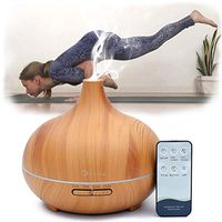 HONSUN Diffuser Aroma with Remote Control and 500ml Aroma Diffuser with 7 Colors LED lights Essential oils Diffusers