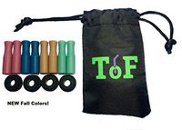 NEW colors 12 Pc Set of Silicone Straw Tips for Metal and Stainless Steel Drinking Straws | Bonus: 4 Silencers | Multi-color Food-Grade Straw Covers and Silencers