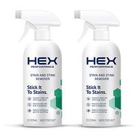 HEX Performance Stain & Stink Remover, Fragrance Free, 12oz (Pack of 2) - Designed for Activewear, Eco-Friendly