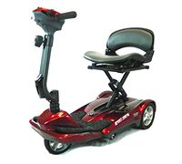 EvRider Easy Move Mobility Scooter Remote Automatic Folding, Burgundy