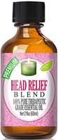 Head Relief Essential Oil Blend - 100% Pure Therapeutic Grade Head Relief Blend Oil - 60ml