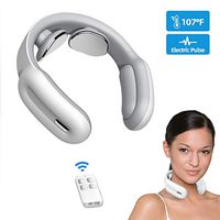 Neck Massager,Intelligent Portable Neck Massage with Heat Cordless,3 Modes 15 Levels Smart Deep Tissue Trigger Point Massage Use at Home,Outdoor,Office,Car