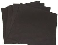 Opti Polishing Cloths: Pkg of 4-6" X 6" Black