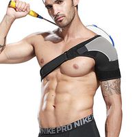 LANGYINH Shoulder Support Brace Compression Sleeve for Men & Women,for Rotator Cuff Injury,Bursitis,Frozen Shoulder,Tendinitis,Right