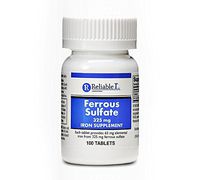 Ferrous Sulfate Iron 325 mg Generic for Feosol 100 Tablets