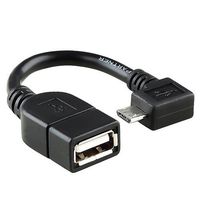 Sanoxy Micro USB Right Angle OTG (On-The-Go) to USB 2.0 Adapter