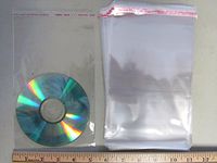 500pc Self Adhesive Resealable Clear Plastic Cellophane Poly Bag 6"x 8" (cello-I) US Seller