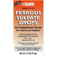 Ferrous SULF Drops 15MG/ML*SIL 50 ML