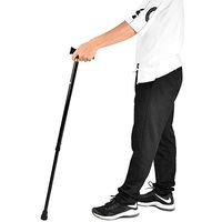 Walking Stick Elderly Mobility Adjustable Handle Cane with Thicken Aluminum Alloy for Trekking Poles