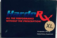 HARDERX XL, All Natural Male Booster, Xtra Strenght Testosterone Booster (10)