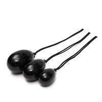 V`?ginà Exercise Tighten Vagina 3 Pcs/lot Kegel Ball Ben Wa Ball Natural Obsidian Yoni Eggs Female Stone for Women
