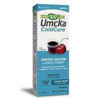 Nature's Way Umcka  ColdCare Shortens Duration & Reduces Severity, 99.95% Alcohol-Free Cherry, 8 Oz. (Packaging May Vary)
