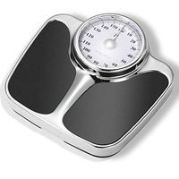 YUN HAI High Precision Large Dial Bathroom Scale Support 330 Ibs, Non-Slip Mechanical Weight Scale with Steel Platform, Easy to Read Measurements