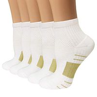 Compression Running Plantar Fasciitis Socks for Men & Women - Low Cut Cushion Socks Fit for Athletic,Travel, Sports, Medical
