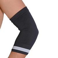 Sport Compression Elbow Sleeve - Relieve Tennis Elbow, Lightweight Elbow Brace (S/M, Black)
