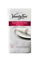Vanity Fair Impressions Disposable Table Covers, 2 Count, 54 x 108 Inches, Coated Paper Table Covers