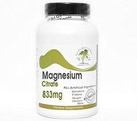 Magnesium Citrate 833mg ~ 200 Capsules - No Additives ~ Naturetition Supplements