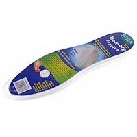 Pixnor Pair of G3-M11 Sized Memory Insole Comfort Foot Memory Foam Insole for Any Shoe White