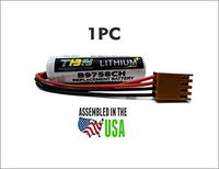 B9758CH; 3.6 Volts, 2700mah Allen Bradley,GE FANUC D500-AB10 PLC Battery
